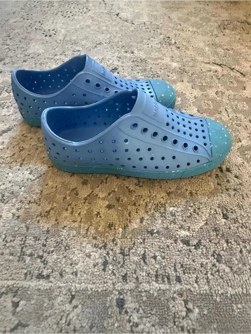 Native Kids Slip-On Water Shoes in Light Blue